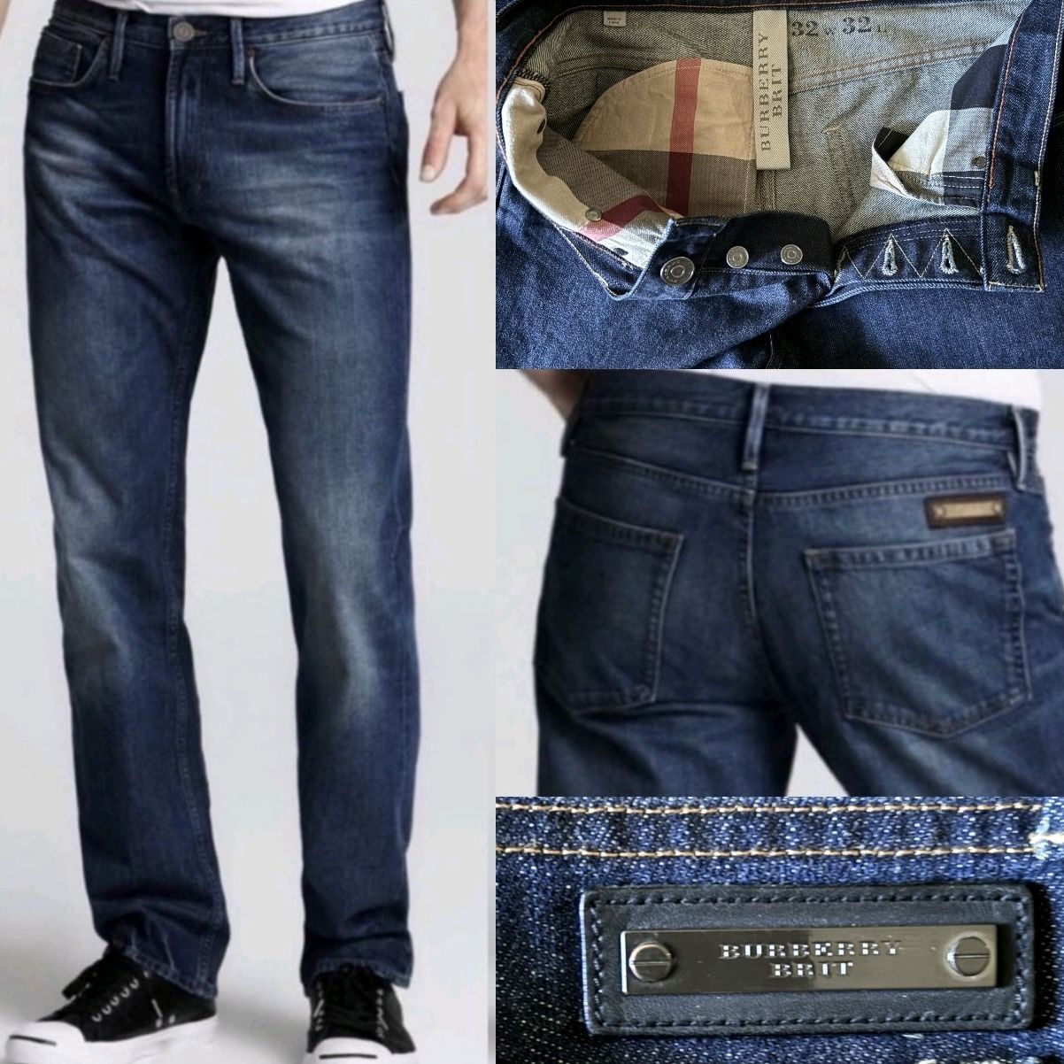 NEW: Burberry Men’s Denim Jeans | Burberry Jeans | Burberry Brit Steadman Jeans - Msg if you want shipping
