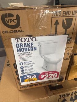 Toto 10in Rough In Two Piece Toilet