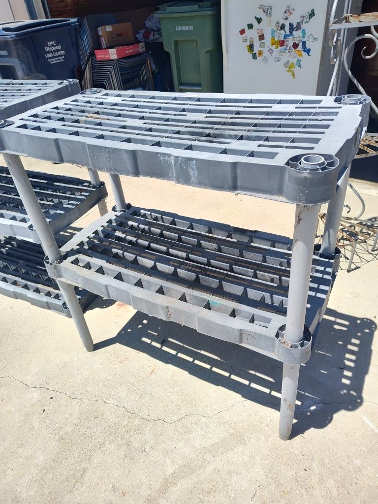 Plastic Garage Shelves