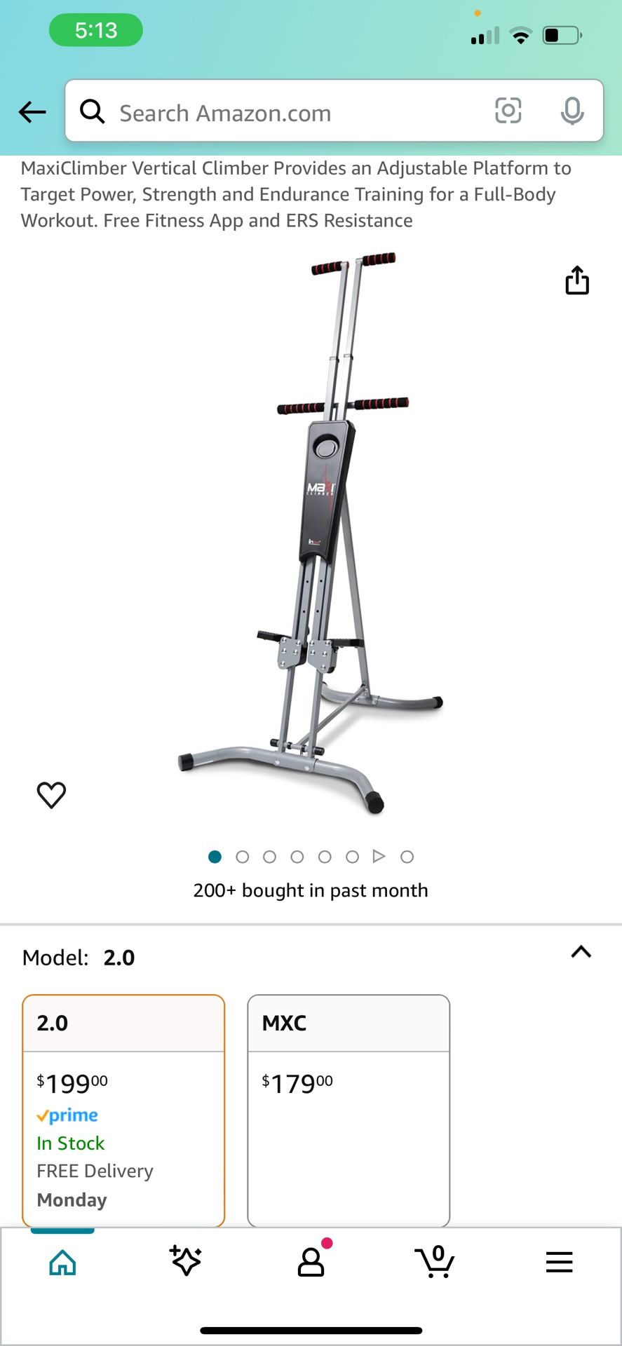 Maxi climber workout Machine