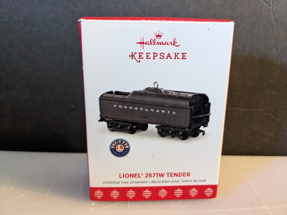 Hallmark: Lionel 2671W Tender Pennsylvania 2017 Keepsake Ornament