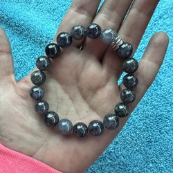 Iolite Crystal Bracelet-Handmade