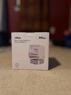 wŏkyis Retro Docking Station for Mac mini M4/M4 Pro (80Gbps)
