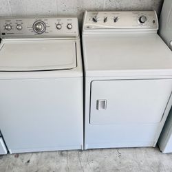 Washer and Dryer Maytag top Load heavy Duty Like New FREE DROPOFF