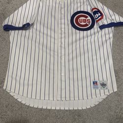 Authentic Russell diamond collection vintage Chicago Cubs jersey