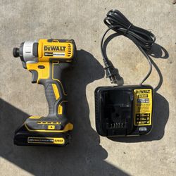 DEWALT 20-volt max 1/4-in Brushless Cordless Impact Driver (Battery Included and Charger Included )