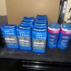 Gillette  & Secret Clear Gel Deodorant 