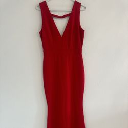 Windsor Red Backless Maxi Dress