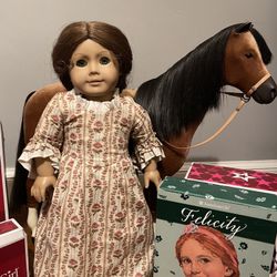 Original  1990s Felicity Merriman American Girl Doll & Dress Collection Perfect Christmas Gift!