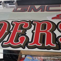 SF 49ers 35" Decal 4 Layers For Car Truck Garage Shop