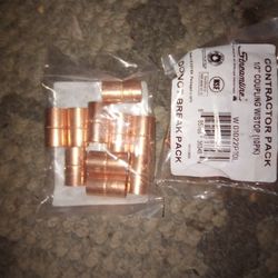 1/2 Inch Coupling W/Stop (10pk)