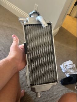 Right side radiator for YZ 250