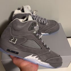 Jordan 5 wolf grey 11.5M,10M,8.5M New
