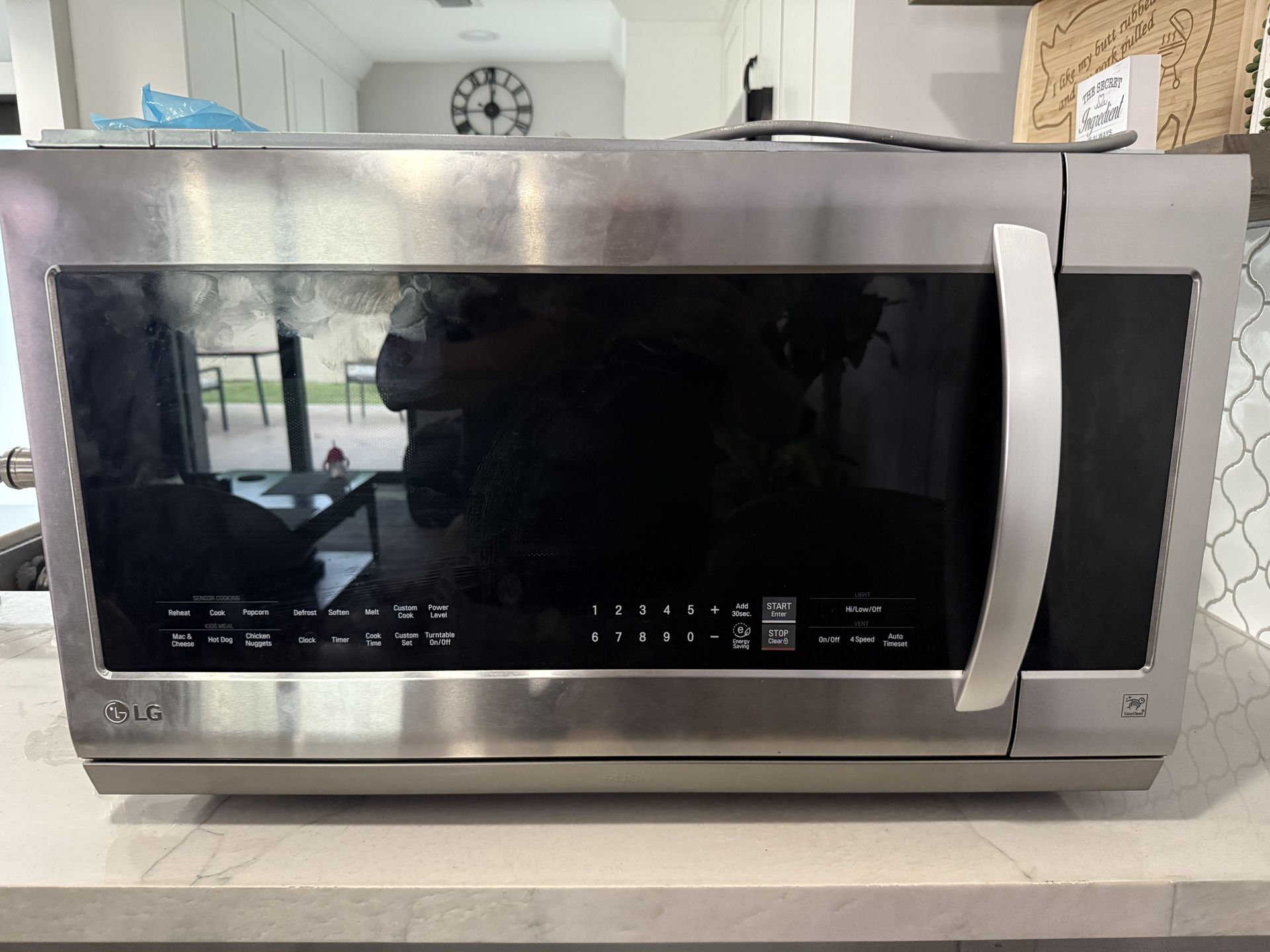 LG LMHM2237ST Over-the-Range Microwave
