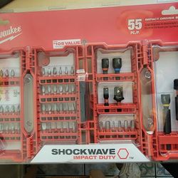Milwaukee Impact Driver Bit Set 55pc