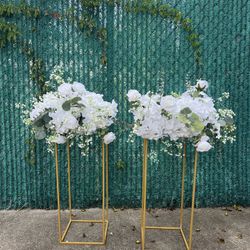 White & Green Wedding Centerpieces - Set of 10 ($100 Each)