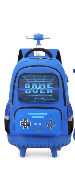 Rolling Backpack for Boys