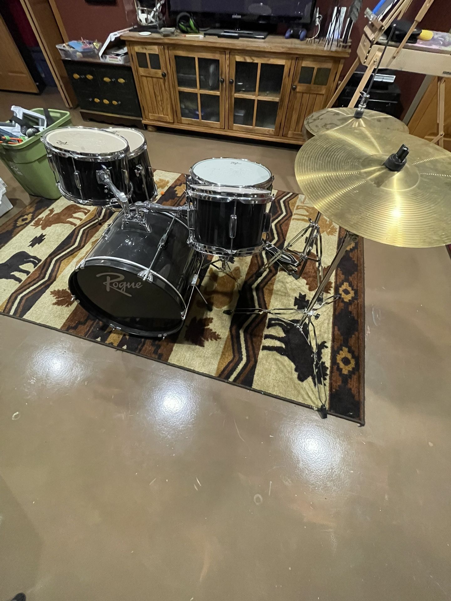 ROGUE 5 Piece Drum Set 