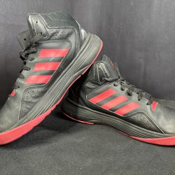 Adidas HWA 1Y3001 Black/Red Athletic Shoes Size 8 1/2