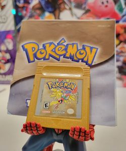 Pokémon Gold Version Nintendo Game Boy Color 2000 w/ Trainer Guide