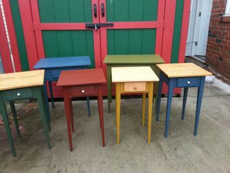 Handmade shaker style end table