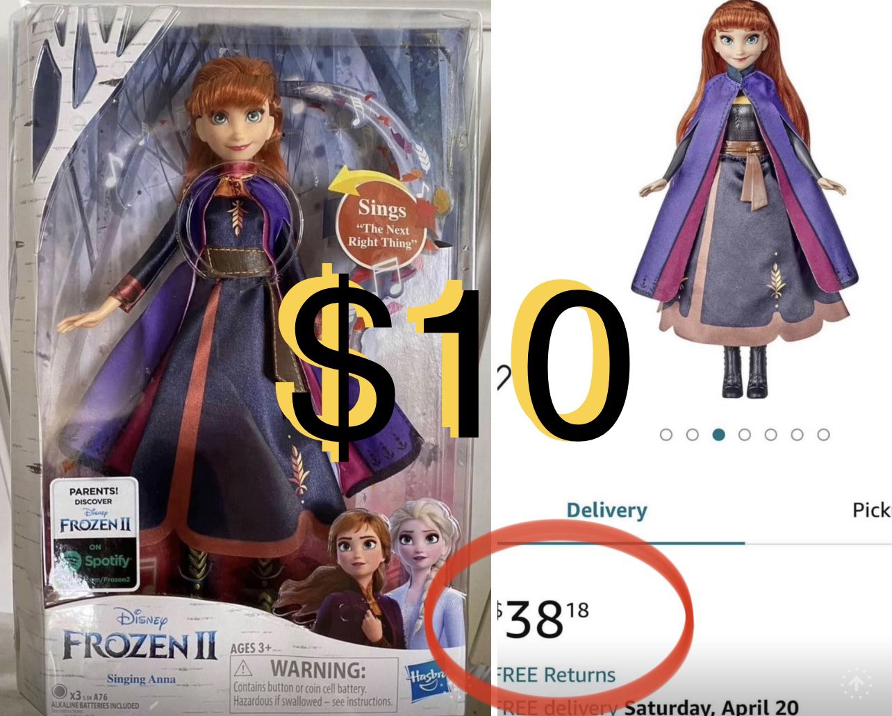 $10 Disney Princess 👸Anna From Frozen Brand New in Box