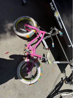 Pink small bike