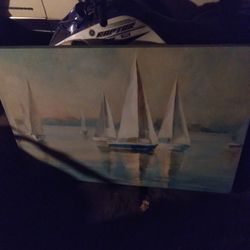 Large Painting, Small Painting, & 5×9 Rug