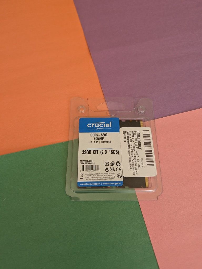 Laptop Memory Kit RAM 32 GB DDR5