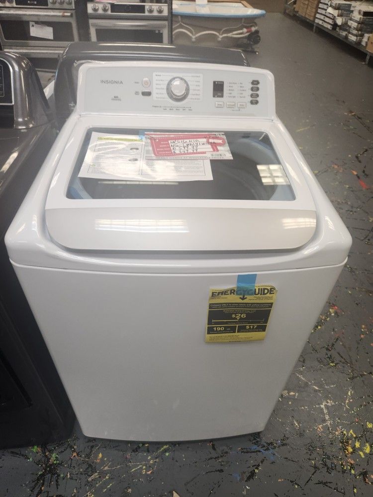Insignia Top Load Washer Machine 4.1 Cu Ft NS TWM41WH8A