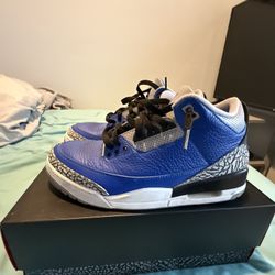 Retro 3 Varsity Royal Cement 