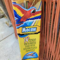 Macaw Kite With String & Handle