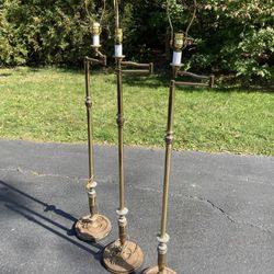 Three Rare Rembrandt Lamp Bases