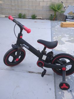 JMMD 6-in-1 Toddler Balance Bike & Tricycle - Like New!
