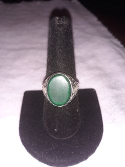 Beautiful Green Onyx ring