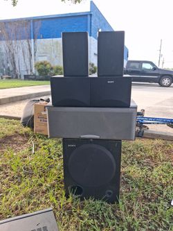 Complete sony 5.1 surround soumd system
