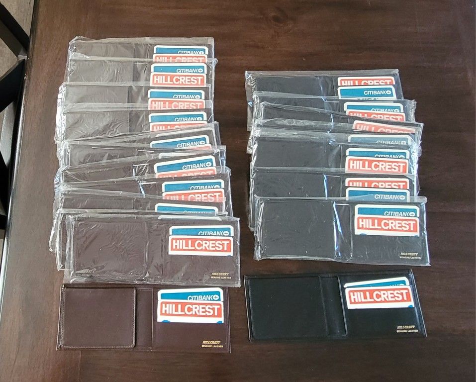 Leather Wallets, Many Available