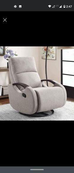 Gray Modern Recliner. New