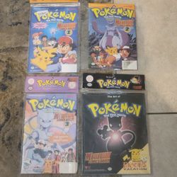 Pokemon: The First Movie Mewtwo Strikes Back Comics Full Lot #1-4