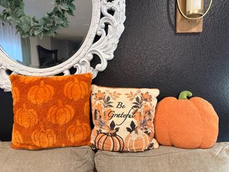 FALL PILLOWS AUTUMN PILLO SET PUMPKINS FALL DECOR