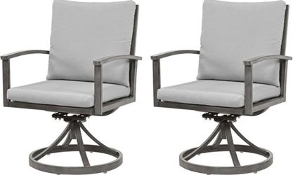 Outdoor Swivel Chairs (2) - New in box, delivery