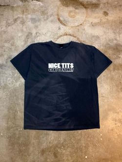 2005 Tiger Faded Nice Tits Quote Tee (X-Large)