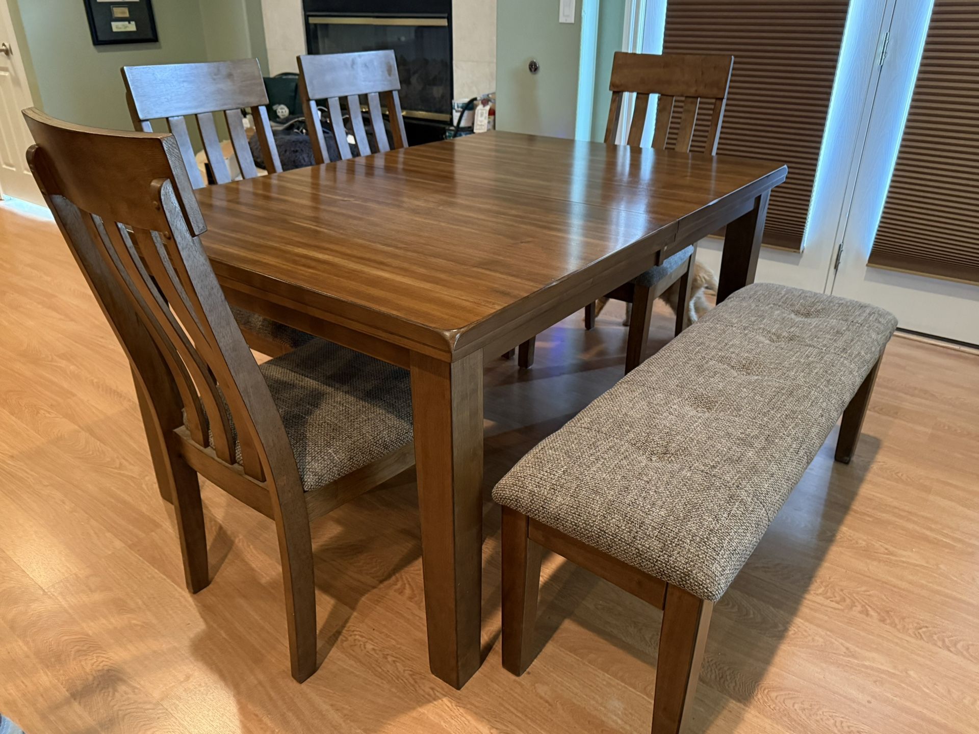 Dining Table With 4 Chairs And Bench
