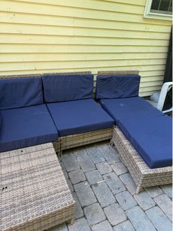 Back yard baboo chairs