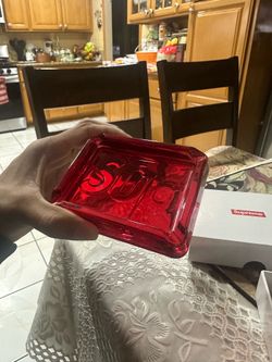 Supreme debossed glass ash tray