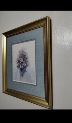 MARY VINCENT BERTRAND WALL ART 18"×16" ( 2 AVAILABLE)