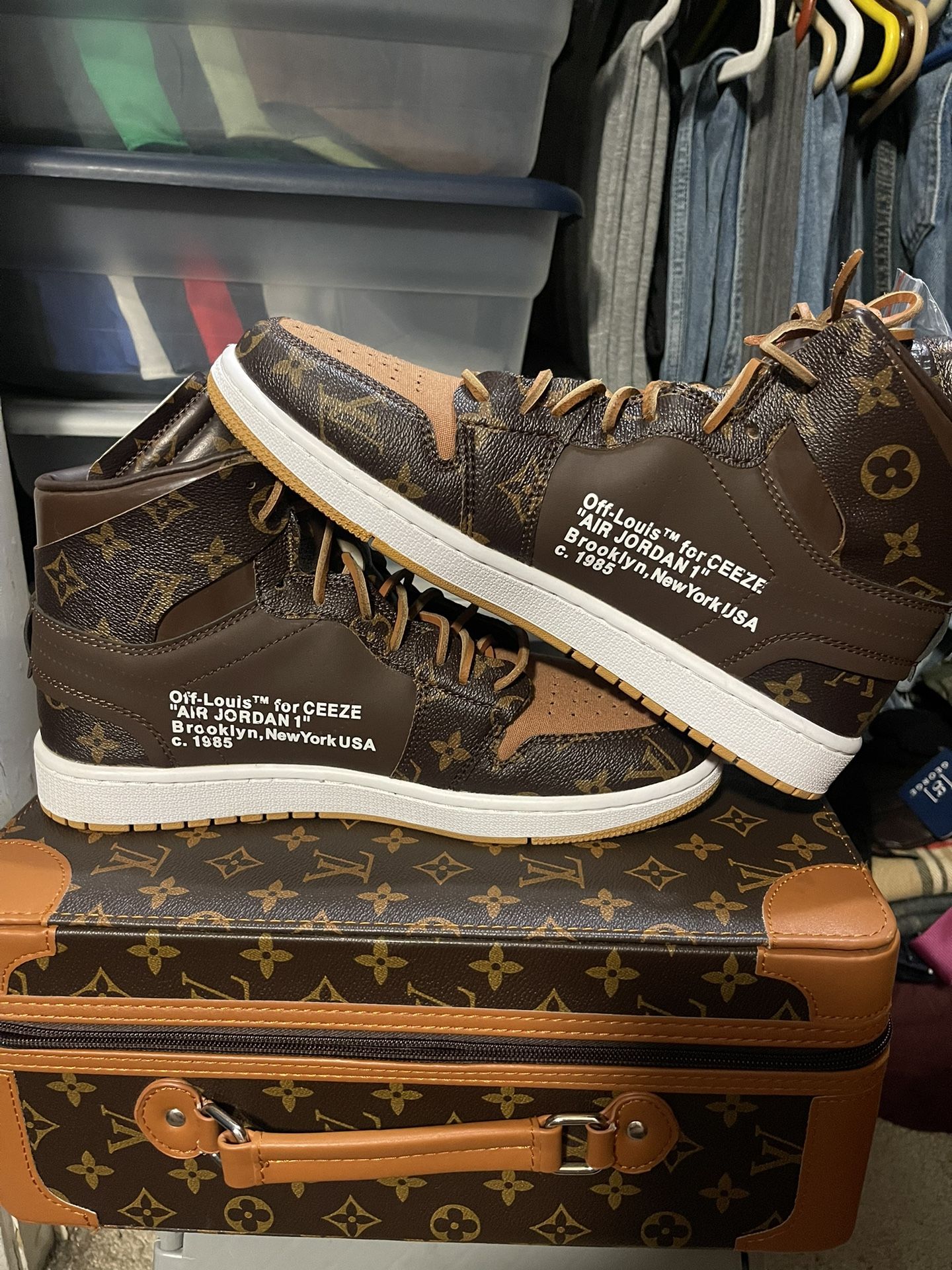 Off White Jordan 1 Louis Vuitton for Sale in Kissimmee, FL - OfferUp