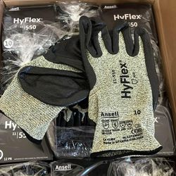 Work Gloves Hyflex Cut Resistant 12 Pack