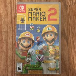 Super Mario Maker Two Nintendo Switch 