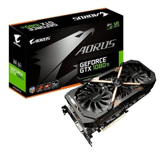 Gigabyte AORUS GeForce GTX 1080 Ti 11GB Graphic Cards GV-N108TAORUS-11GD